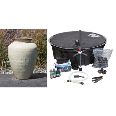 Milano FNT50029 Ceramic Vase Complete Fountain Kit Vase Fountain Blue Thumb